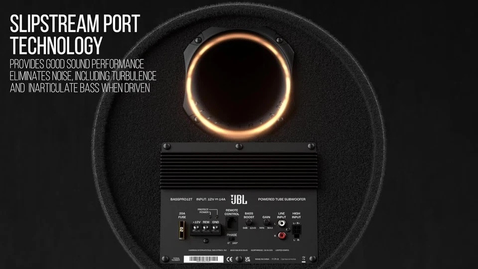 JBL BASSPRO BP12T Tube 12 30cm 12 Zoll Bassreflex Subwoofer Tiefton Box - Bild 3 von 4