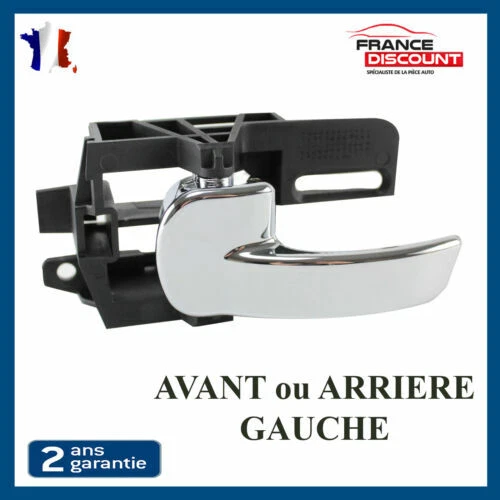 Manivelles poignées de portière intérieure de porte pour le côté gauche pour automobile