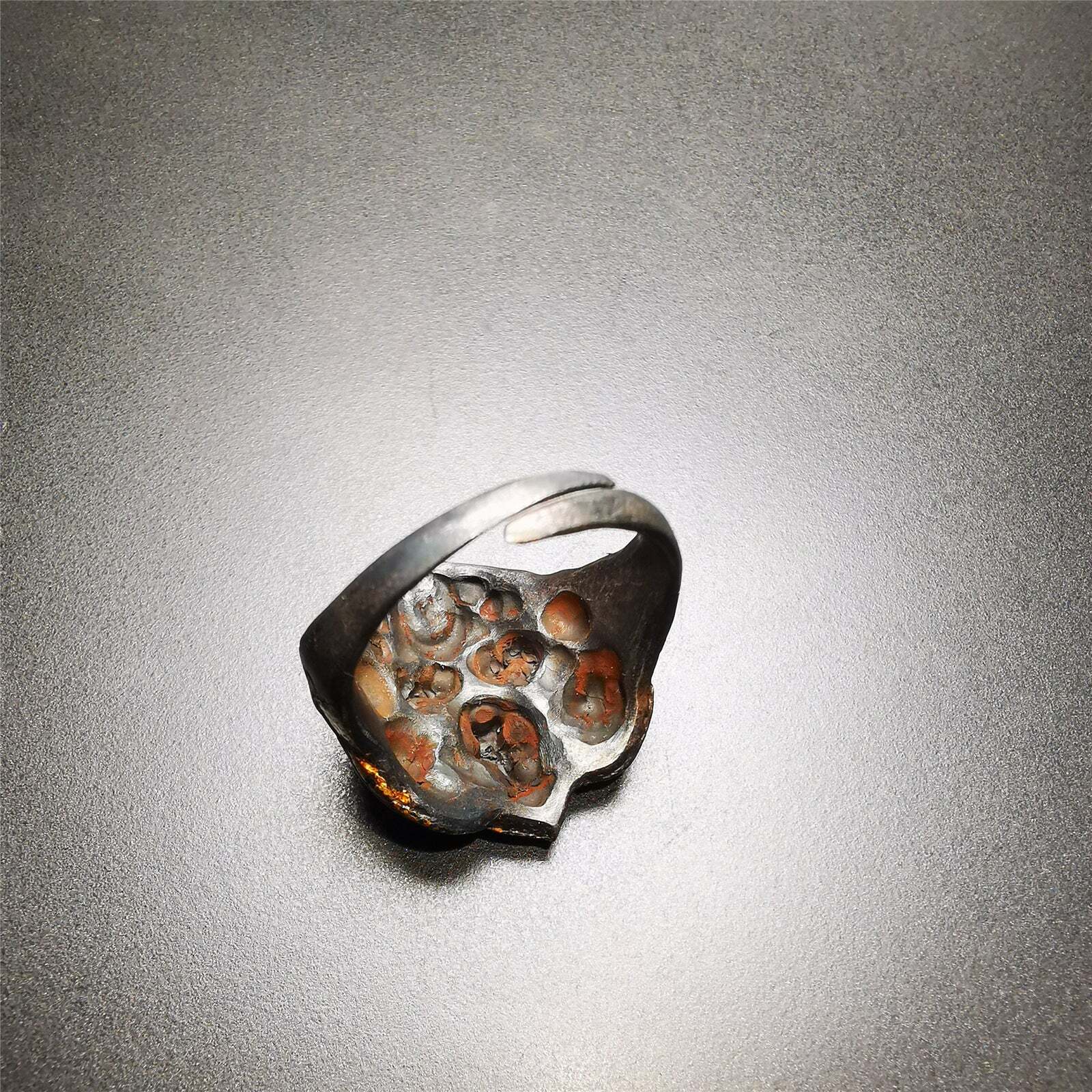 Gandhanra Unique Handmade Men's Ring,Tibetan Buddhist Garuda Ring,Amulet Jewelry