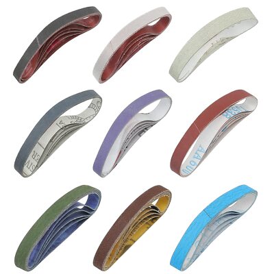 45 Pcs 1/2 x 12 Replacement Sharpening Belt Kit for Official Work Sharp New