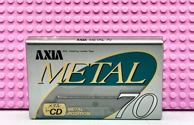 AXIA   METAL  70  1991 JAPAN    TYPE IV    BLANK CASSETTE TAPE  (1)    (SEALED)