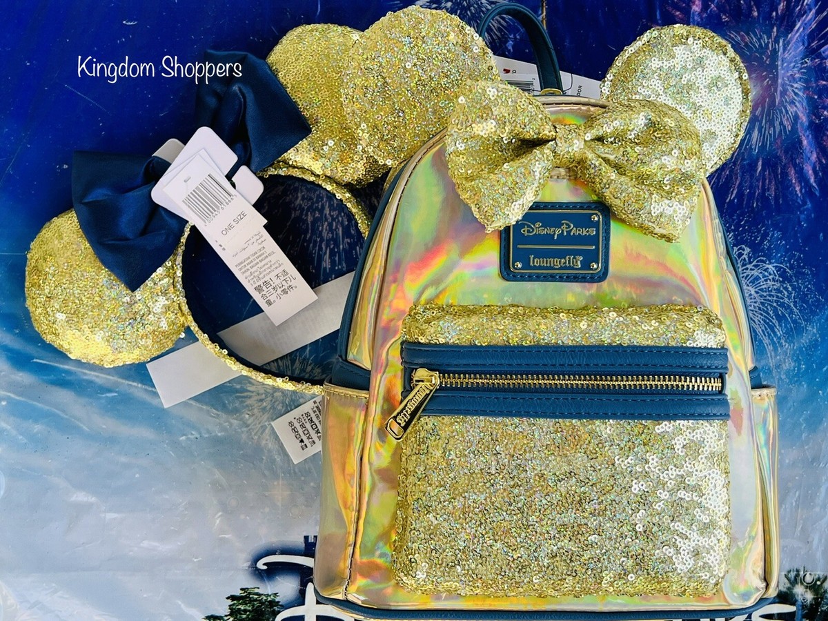 Disney Shimmering Backpack with Ears Walt Disney World 50th Anniversary EARidescent Shimmer  main image 2