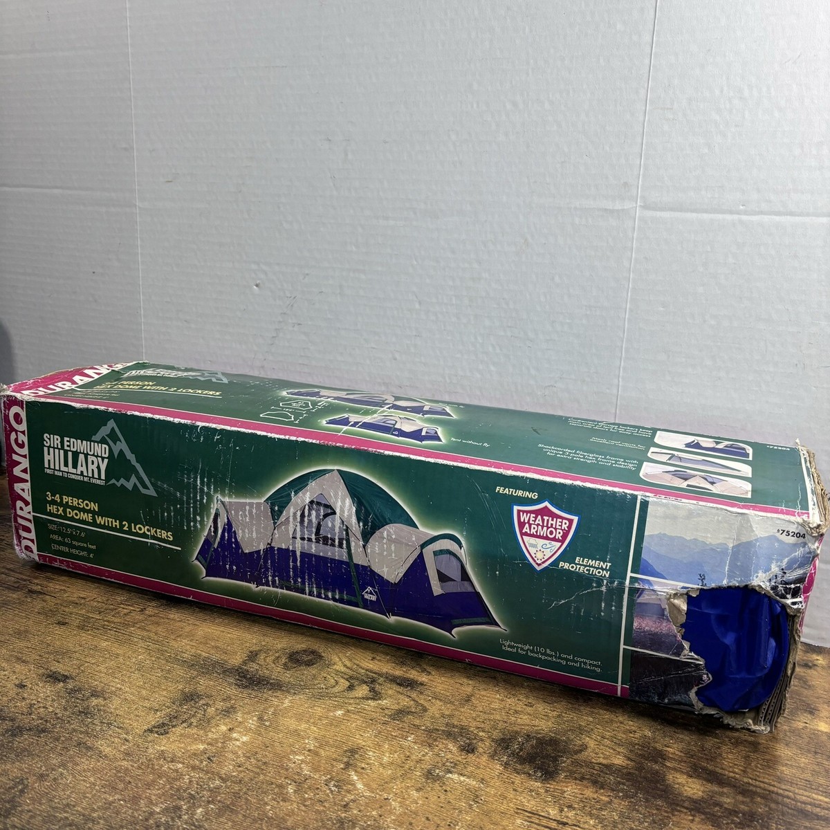 Vintage Coleman Durango Sir Edmund Hillary 3-4 Person Hex Dome