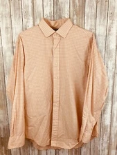 Polo Ralph Lauren Regent Custom Fit Peach Long Sleeve Men's Button Up 17 1/2 34/