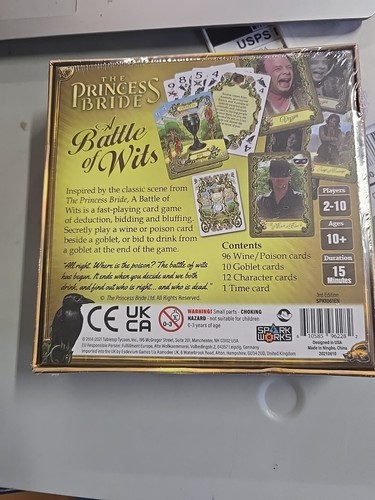 The Princess Bride: A Battle of Wits - Board Game - Spark Works Brand New - Picture 2 of 2