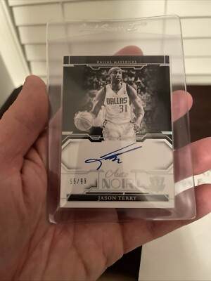 2023-24 Panini Noir Jason Terry #NBW-JET On Card Auto /99