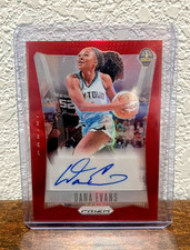 Dana Evans 2024 Panini Prizm Red Prizm Auto /99 - Las Vegas Aces