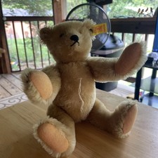 Vintage Steiff Margaret Woodbury Strong Museum Bear 9  blonde color 0155/26