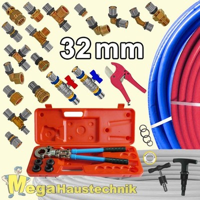 Pressfitting System für Mehrschichtverbundrohr TH U Kontur DVGW 32 mm
