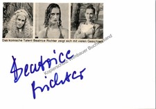 Original Autogramm Beatrice Richter /// Autogramm Autograph signiert sign 299382