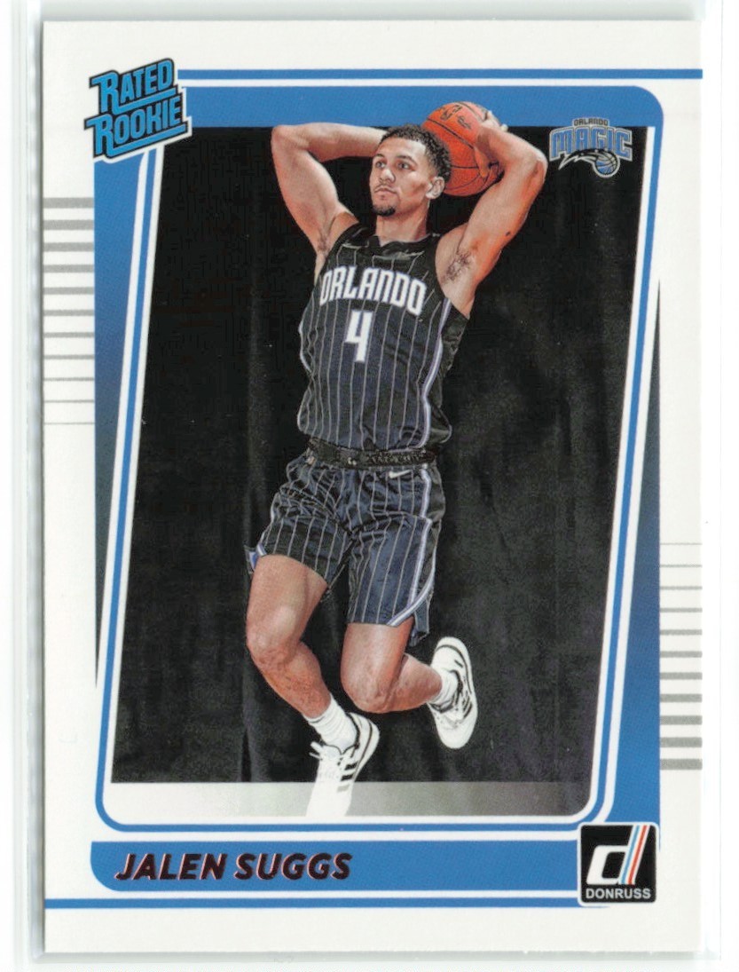 Jalen Suggs RC 2021-22 Donruss Rated Rookie Orlando Magic #229