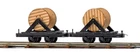 Busch H0f 12208 2 Cars with Cable Drums