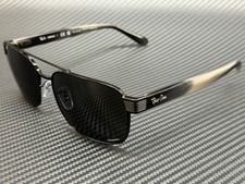 RAY BAN RB3751CH 002 K8 Black Grey Polarized Unisex 58 mm Sunglasses