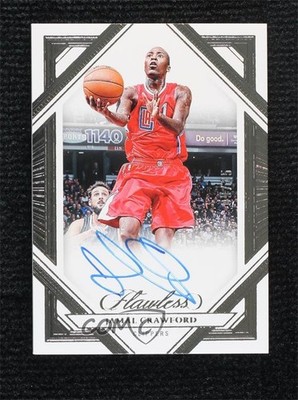 2023-24 Panini Flawless Frame Signatures 9/25 Jamal Crawford #FFS-JCF Auto 3d3