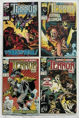 Terror Inc #1 3 4 5 VF- Lot Of 4 1992 Marvel Comics