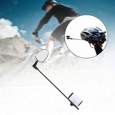 Bike Helmet Mirror Bicycle Cycling Rear View Helmet Mirror Wide Angle Easy to