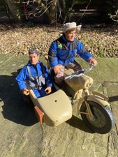 action man motorcycle and sidecar