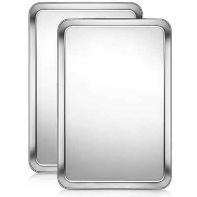 Baking , Cookie , Stainless Steel Baking Pan, 2 Piece-17.3''x 12.3'' x 1'', H...