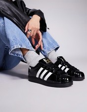 Adidas WMNS Superstar Il Core Negro Ftwr Blanco Dorado JS4009 Para Mujer Talla 9