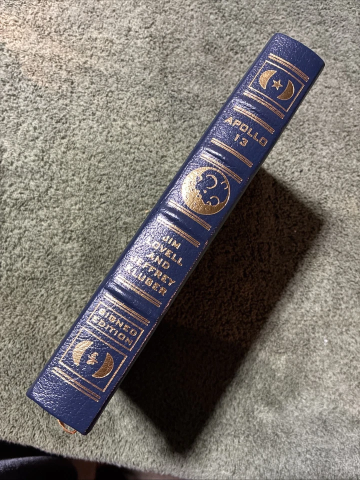 EASTON PRESS - Apollo 13 - Lovell & Kluger SIGNED First 1st Leather NASA - Image 3 of 4