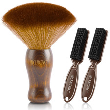 3 in 1 Barber Neck Duster Brush Set, Professional Barber Accessories Cleaning Su