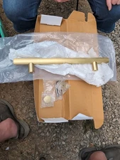 Signature Hardware EH5875.12.ABSKobe 12" Solid Brass Door Pull - Antique Brass