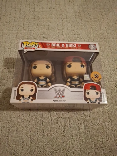 Funko Pop! 2 Pack - Brie & Nikki Bella Twins WWE  Exclusive Black Gear Vaulted