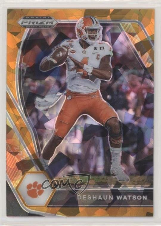 2021 Panini Prizm Draft Picks Orange Ice Prizm Deshaun Watson #2 03rx