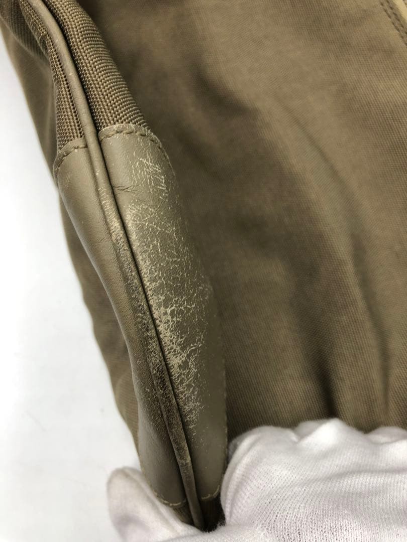 GUCCI 001 4157 002058 Shoulder Bag Canvas Beige Silver Hardware Logo From Japan thumbnail 9