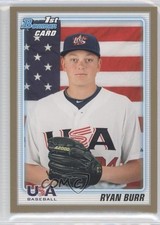 2010 Bowman Draft Picks Gold Ryan Burr #BDPP96 8y7