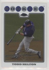 2008 Topps Chrome Todd Helton #57 HOF 2k3