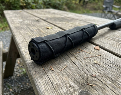 STEALTH ALLOY 9 Muzzle Brake for 5/8x24 GBB With Black Heat Cover