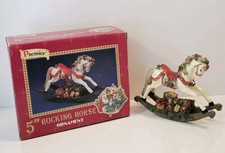 Vintage Premier Rocking Horse Ornament 5" Christmas Decoration