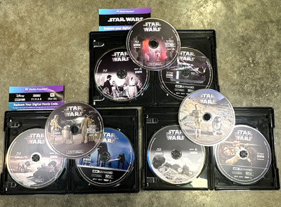 Star Wars Original Trilogy 4/5/6 IV V VI Collection (4K Disc Ultra HD, Blu-ray)