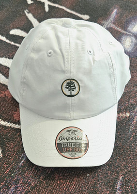 NEW IMPERIAL TRUE FIT Lightweight Cap Hat LOBLOLLY GOLF CLUB White Adjustable