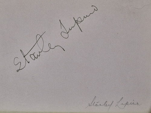 Stanley Lupino Autogramm 30er Jahre