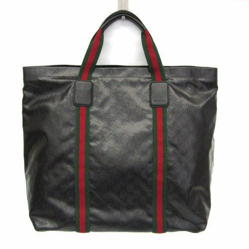 Gucci Gg Crystal Web Stripe Detail Tote Bag 763287 Men'S Women'S Handbag