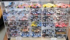 DALE EARNHARDT SR. COLLECTION! (30) 1:64 Scale Diecasts in Display Case. ACTION+