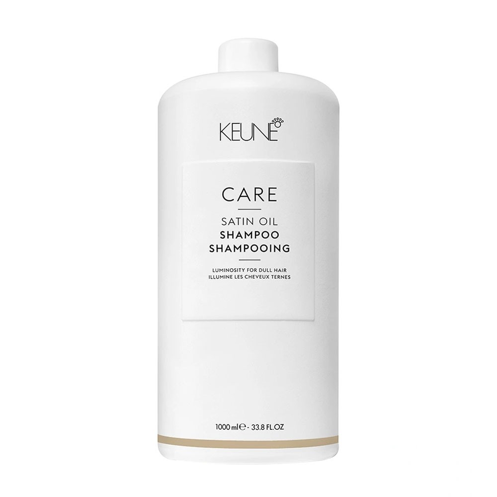 Keune Care line Satin oil Shampoo 1000ml Shampoo Illuminante Per Capelli Secchi
