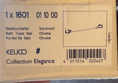 KEUCO Collection Elegance Badetuchhalter 1601 011000 Chrom OVP Vintage
