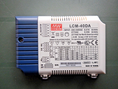MEAN WELL LCM-40DA LED Treiber 42W Strom 0,35-1,05A einstellbar, DALI dimmbar