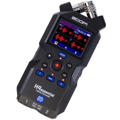 Zoom H4 Essential 32bit Float Recorder 4 Spur XY Mikrofon USB-C Audio Interfa...