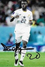 KAMALDEEN SULEMANA GHANA - SIGNED 6 X 4 INCH WORLD CUP PHOTO 2022 - Atalanta+