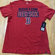 ‘47 BRAND MENS BOSTON RED SOX COTTON T SHIRT SIZE LARGE NWT $35