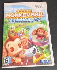 Super Monkey Ball: Banana Blitz (Nintendo Wii) Complete With Manual CIB Tested 