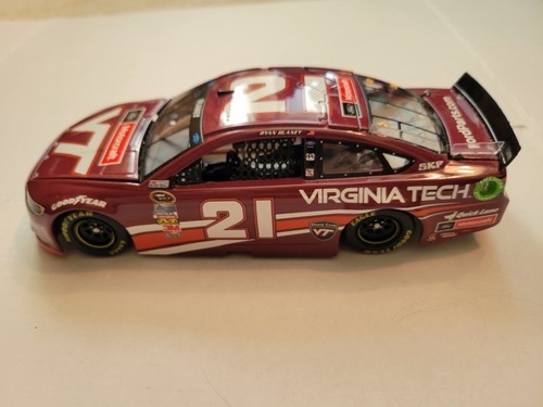 2016 NASCAR Ryan Blaney #21 VA Virginia Tech 1/24 Diecast Lionel ARC ...