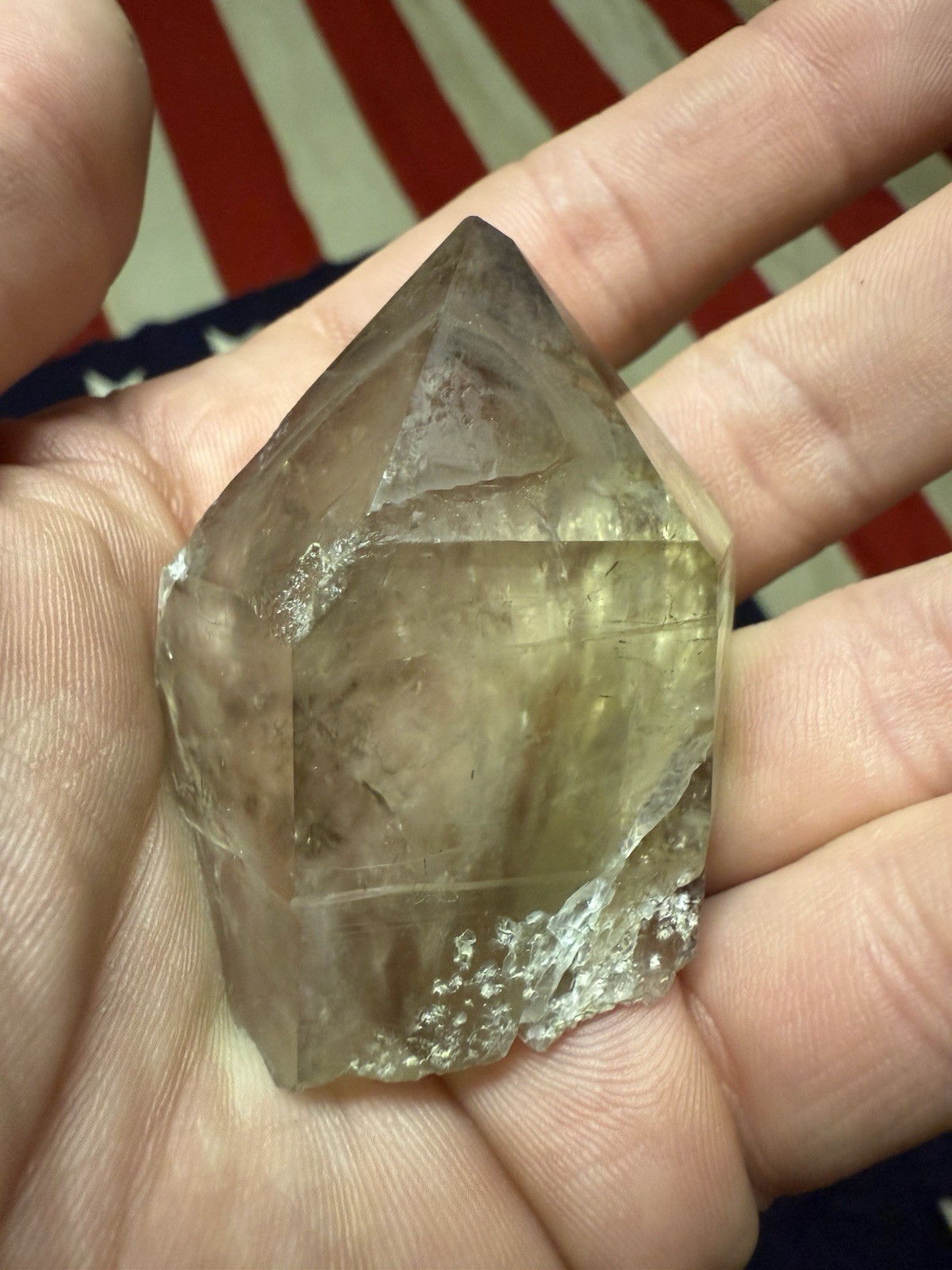 SHARP 70g Gem SCEPTER  HALLELUJAH JUNCTION SMOKY CRYSTAL California Nevada