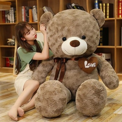 Teddybär Plüschtier mit Liebe weiches Stofftier Puppe Geschenk für Kinder & Liebhaber