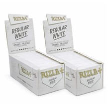 Rizla Regular White 2x Box 50 Libretti 5000 Cartine Originali Qualit  Premium