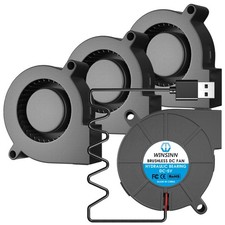 Mini USB Blower Fan 5V 50mm 5015 Pack of 4